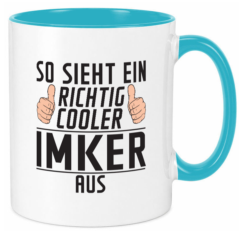 Richtig Cooler Imker | Imkerei Geschenkidee Humor Tasse