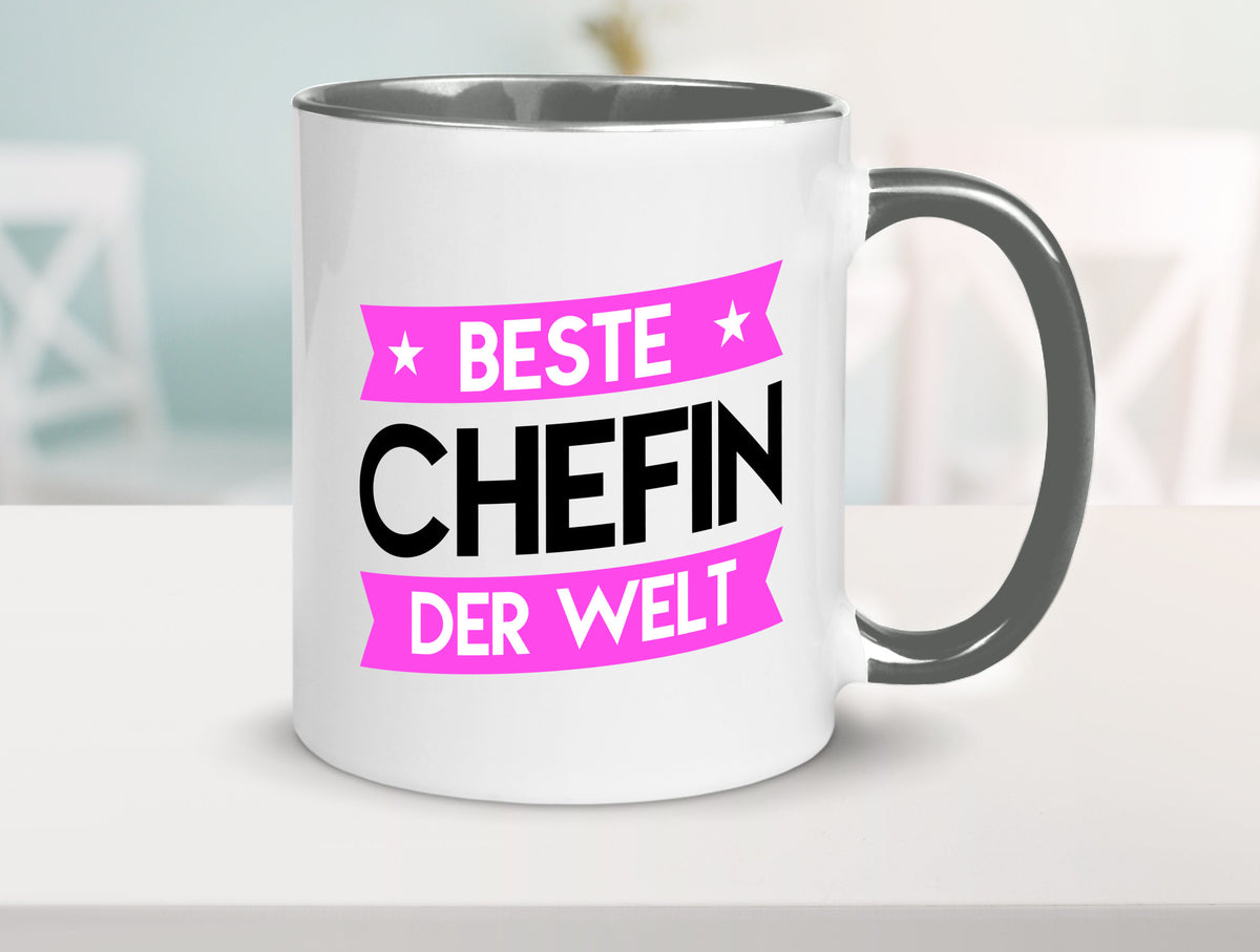 Beste Chefin | Führungskraft Vorgesetzte Humor Arbeit Kollegen Büro Tasse