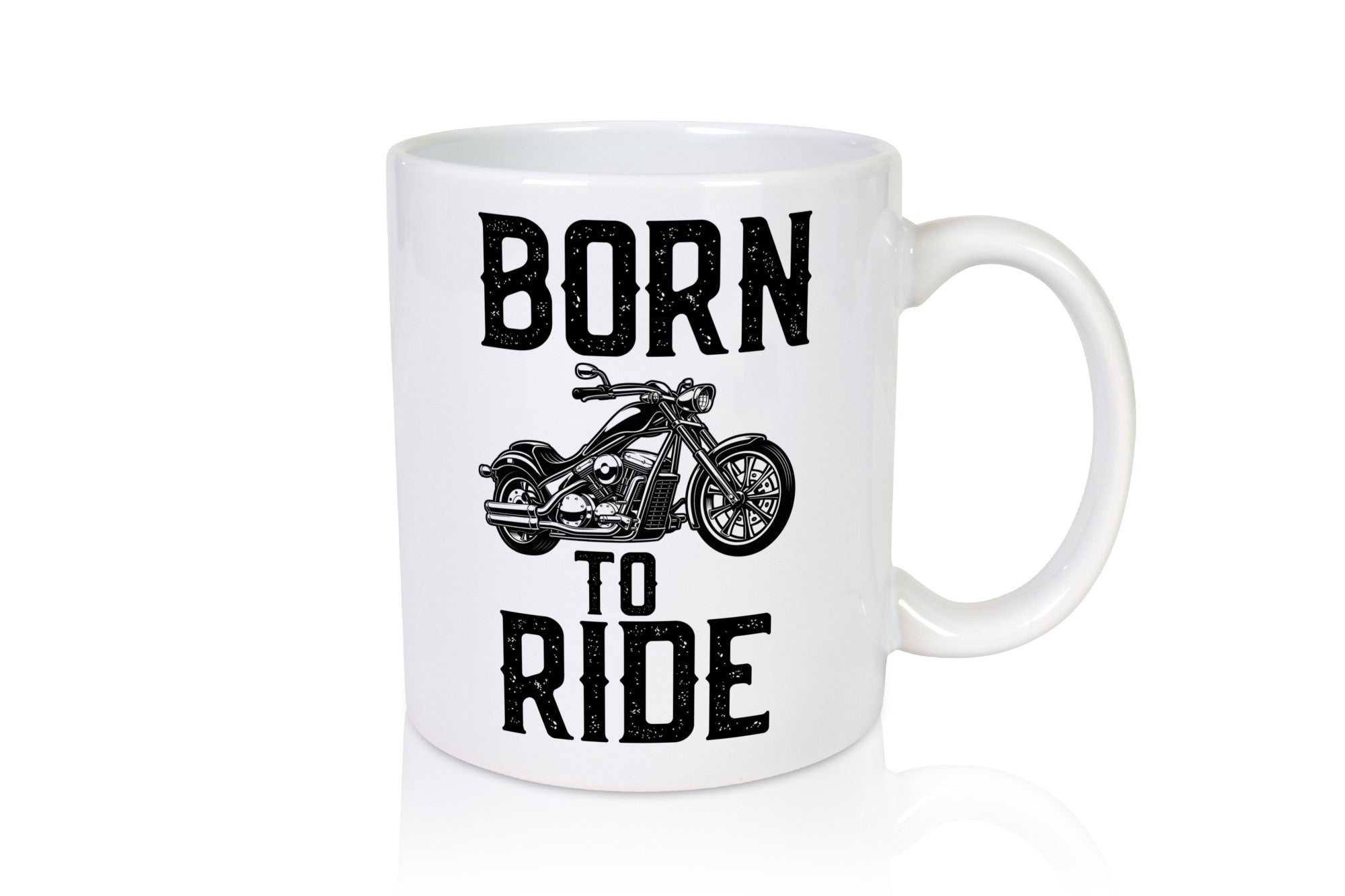 Born to ride | Biker Tasse Motorradfahrer Motorrad lustiger Spruch Geschenk
