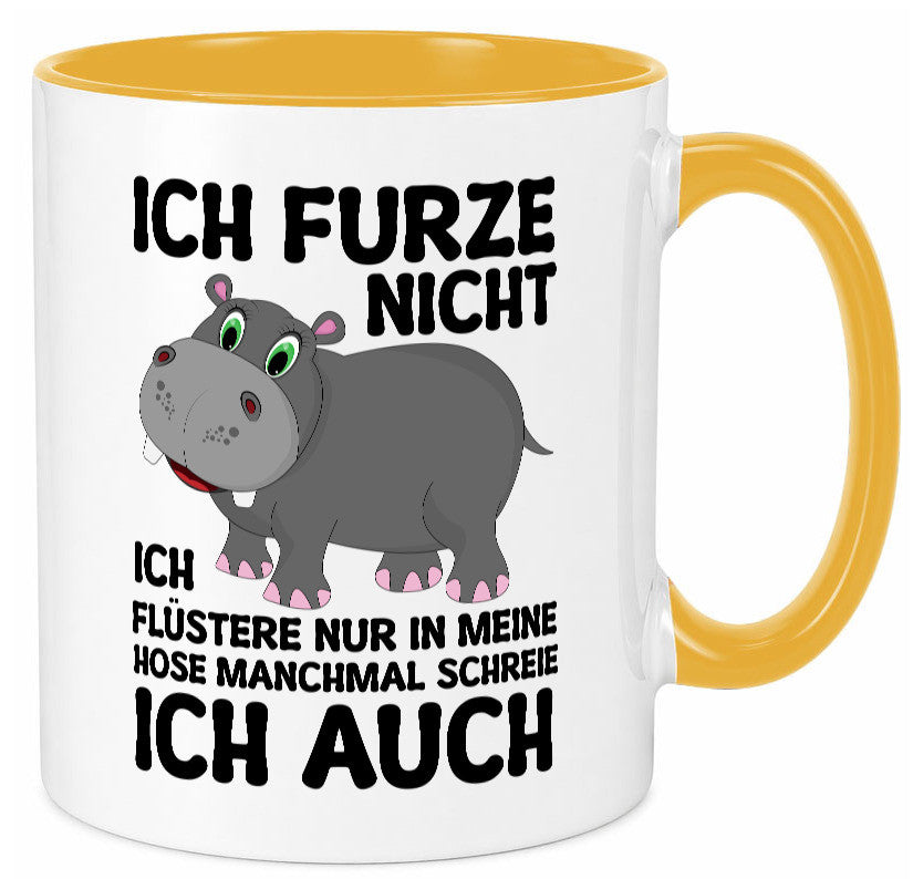 Ich furze nicht | furznilpferd v2 Humor Geschenkidee Tasse