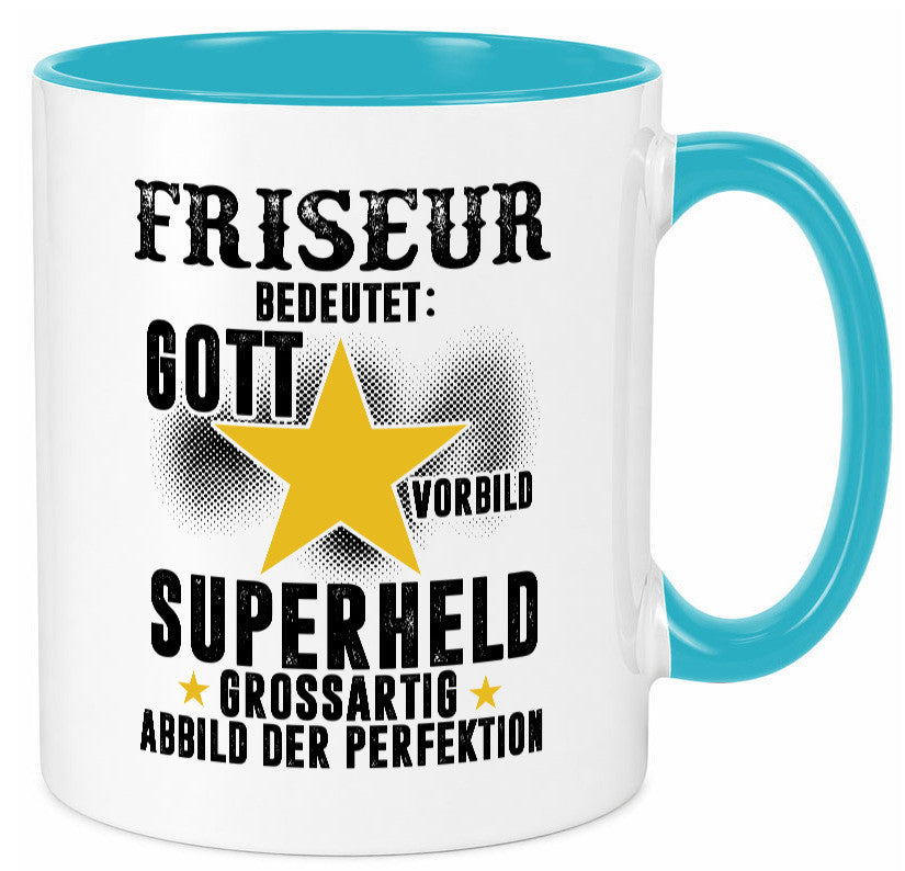 Bedeutung von Friseur | Frisör lustiger Spruch Geschenk Humor Geschenkidee Tasse