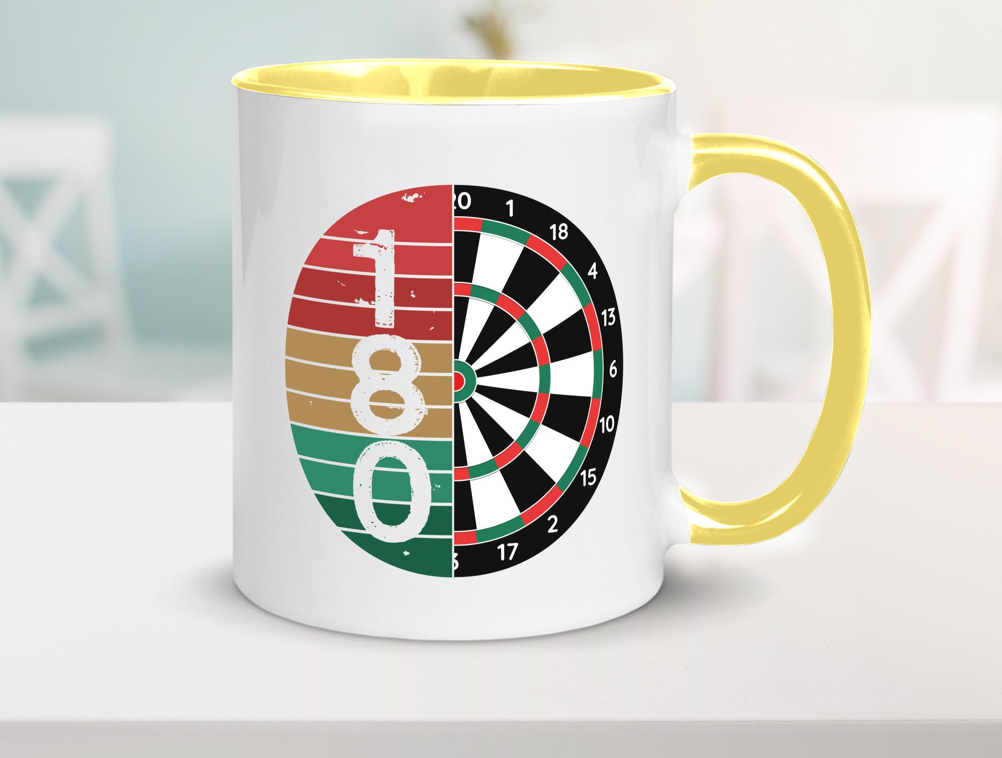 Dartsboard | Retro Dartspieler Kollege Freunde Geschenkidee Arbeit Kollegen