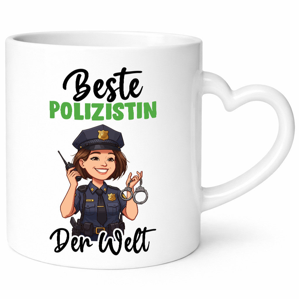 Beste Polizistin | Beruf Polizei v2 Geschenk Arbeit Kollegen Büro lustiger