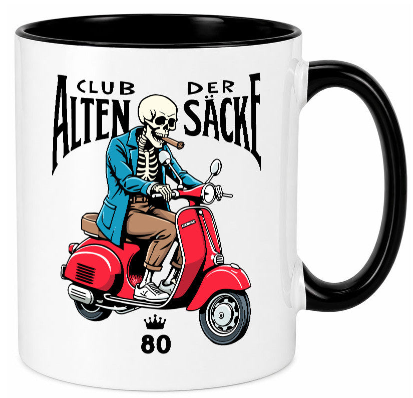 80. Geburtstag | 80 Jahre Club der alten Säcke v2 Humor Geschenkidee Tasse