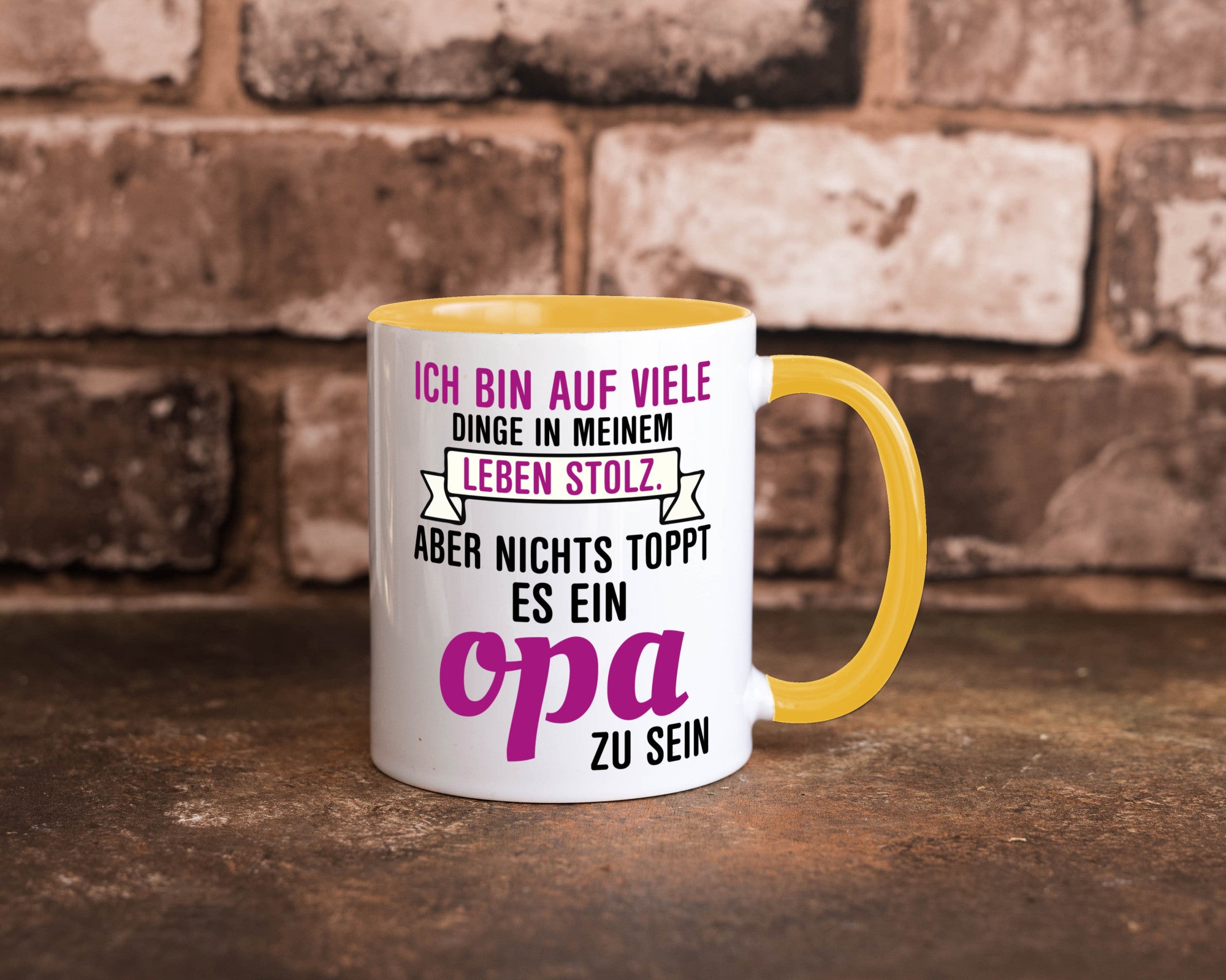 Opa Tasse | Stolzer Großvater Vatertag Enkelkinder Geschenk Familie