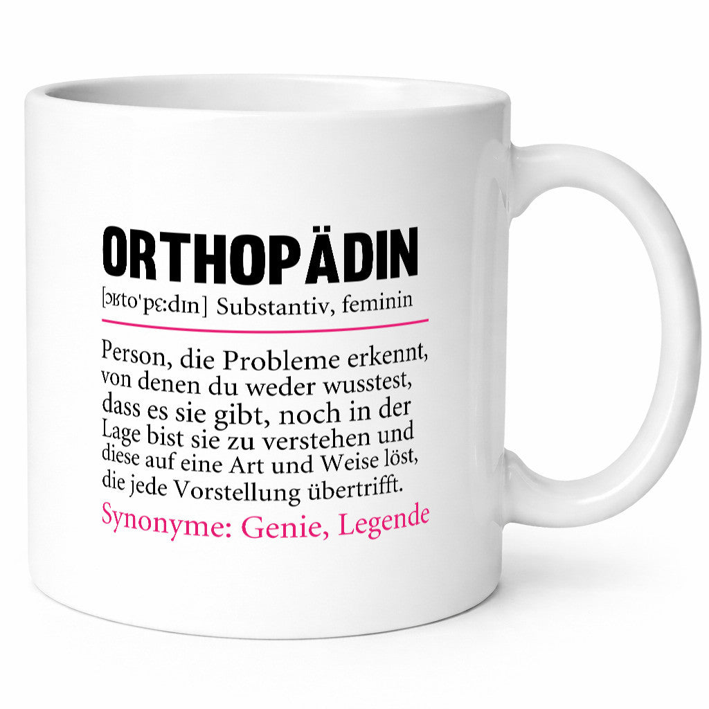 Orthopädin | Spruch Beruf Humor Orthopädie v2 Arbeit Kollegen Büro Geschenkidee