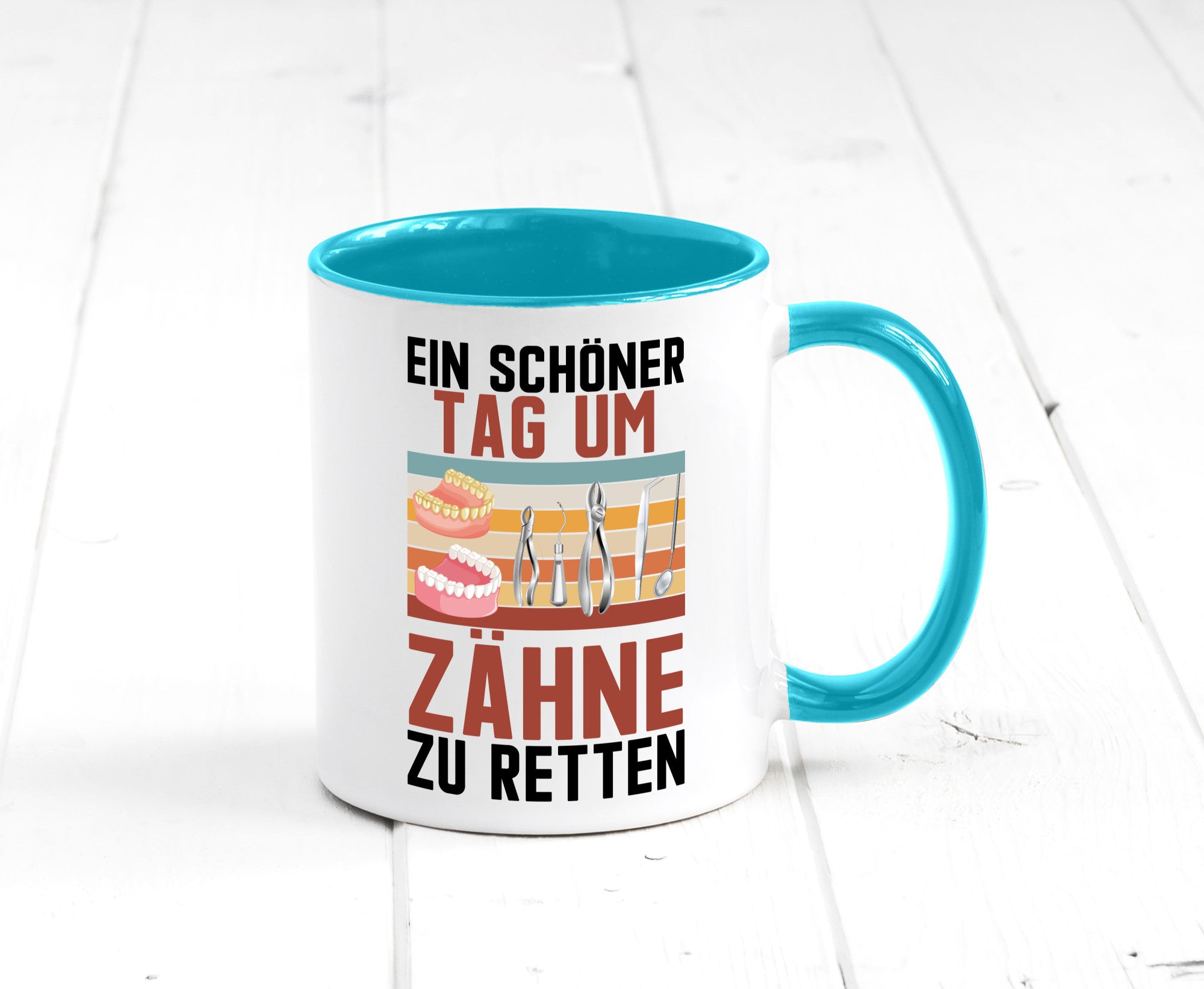Ein schöner Tag um zähne zu retten | Zahnarzt Geschenk Humor Geschenkidee