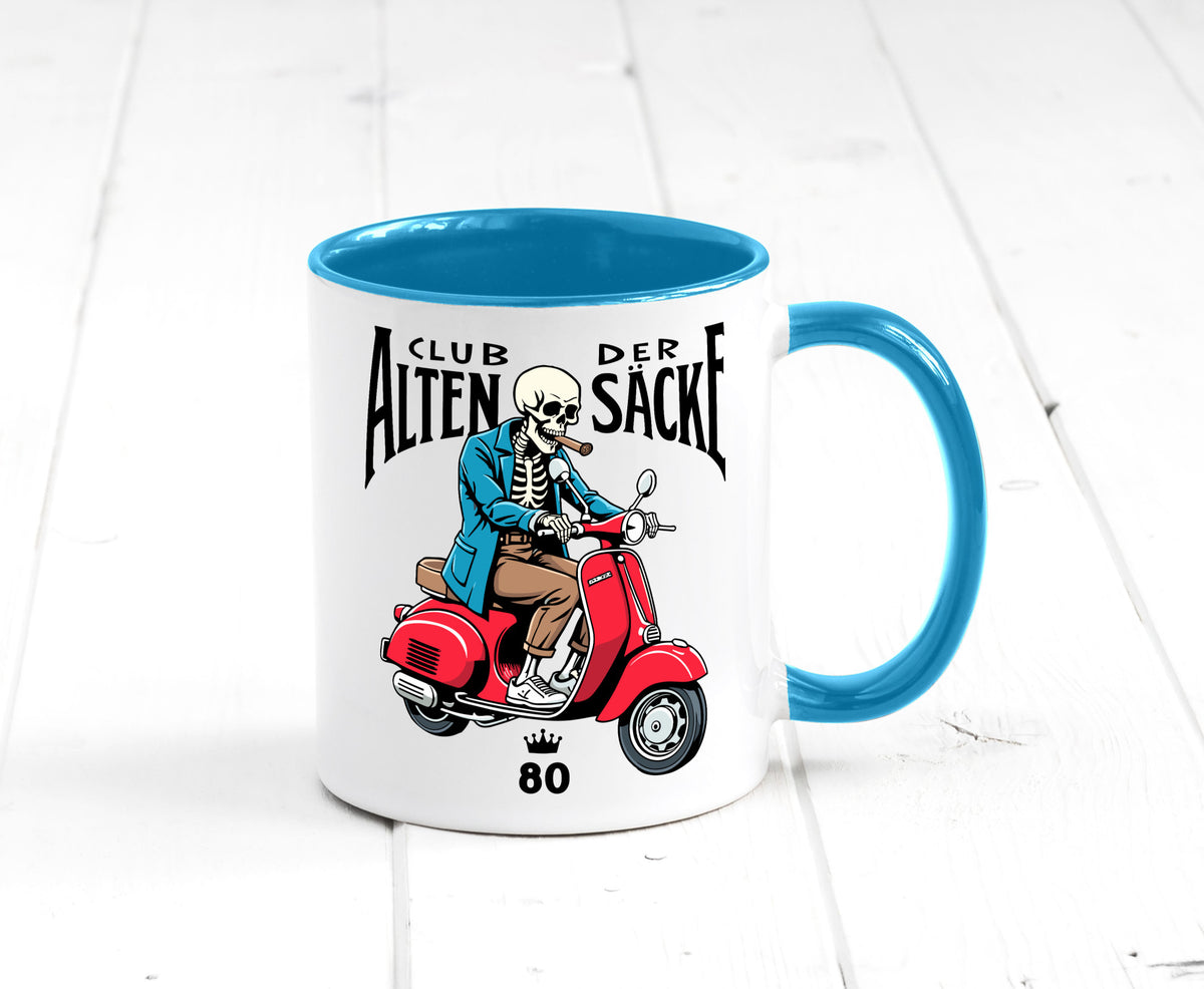 80. Geburtstag | 80 Jahre Club der alten Säcke v2 Humor Geschenkidee Tasse