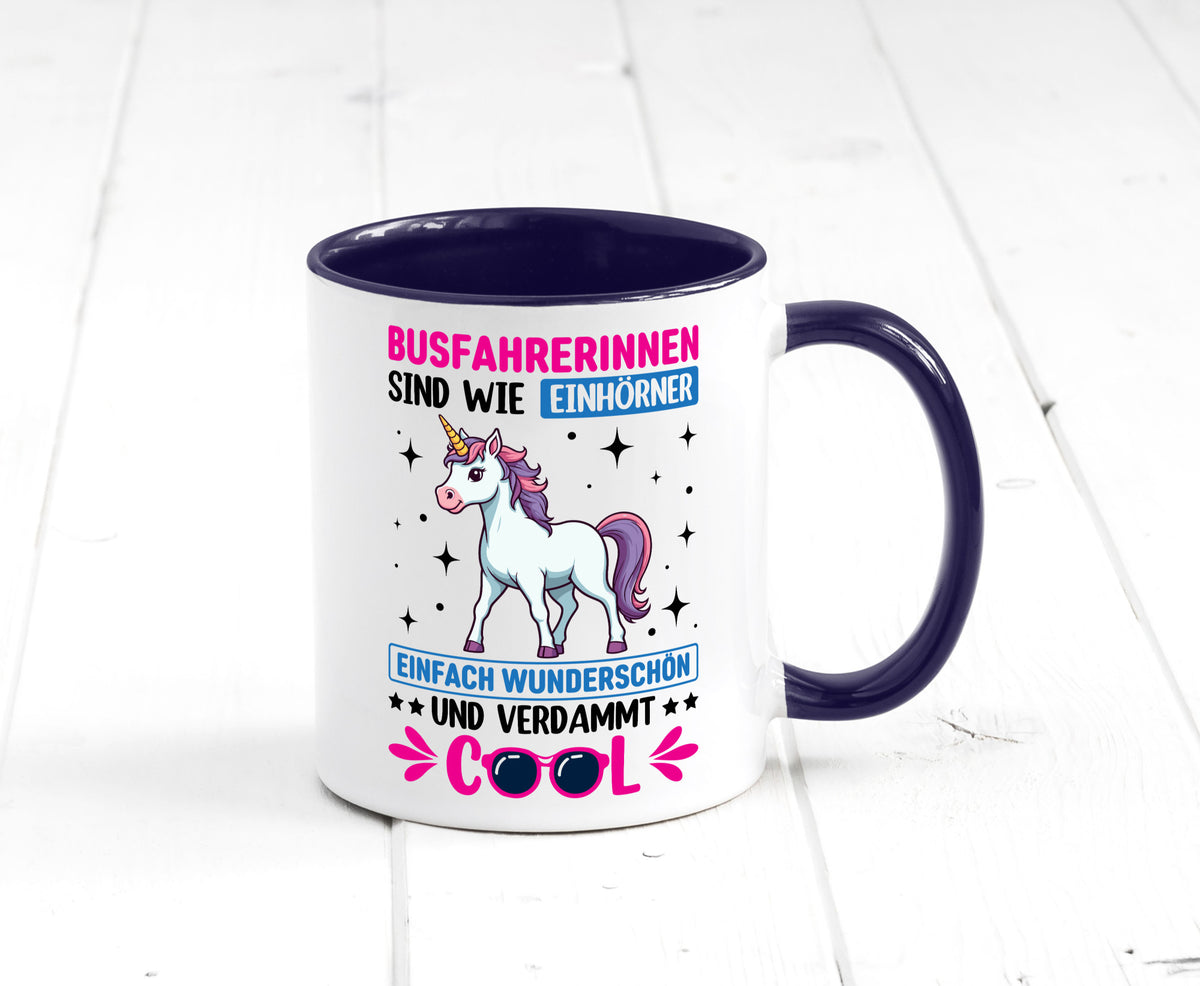 Bussfahrerinen sind wie einhorner | Einhorn Bussfahrerin Geschenkidee Humor Tasse
