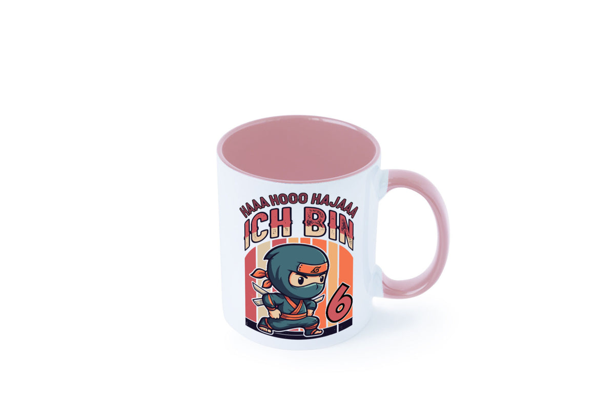 6. Geburtstag | Ninja Junge 6 Jahre Humor Geschenkidee Tasse