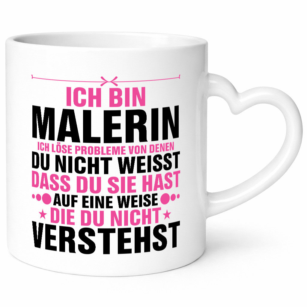 Löse Probleme: Malerin | Malerinnen Humor Geschenkidee Tasse