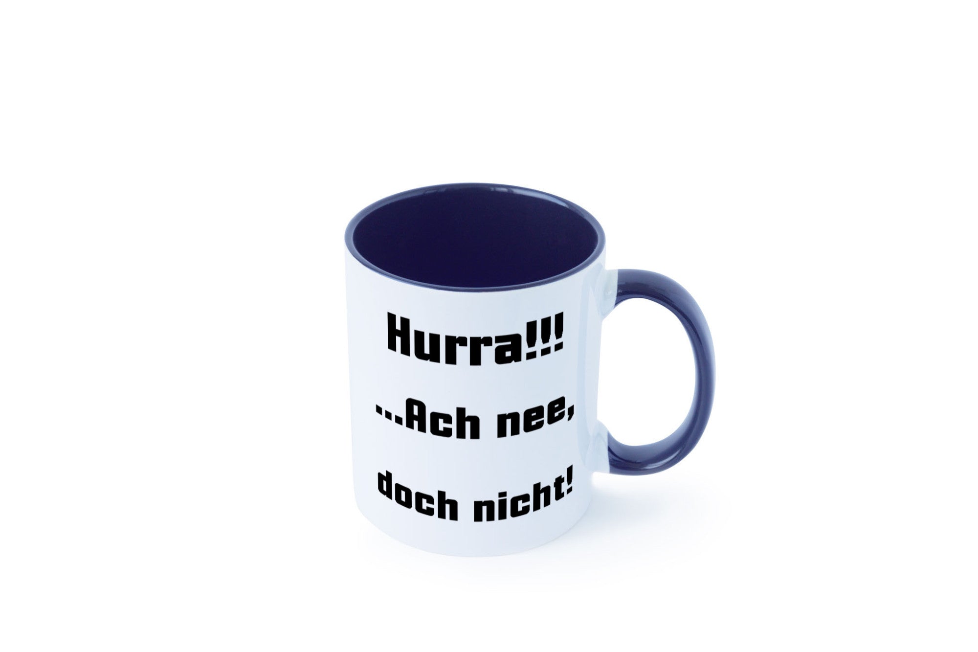 Hurta ach nee, doch nicht Geschenk Humor Geschenkidee lustiger Spruch Tasse
