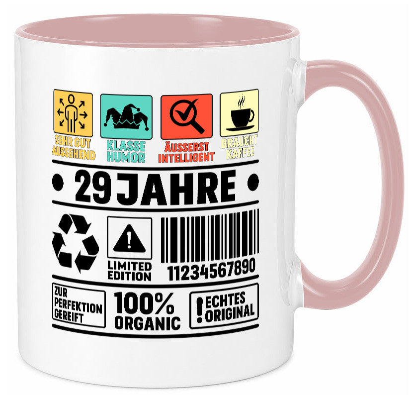 29. Geburtstag | 29 Jahre Humor Limited Edition lustiger Spruch Geschenk