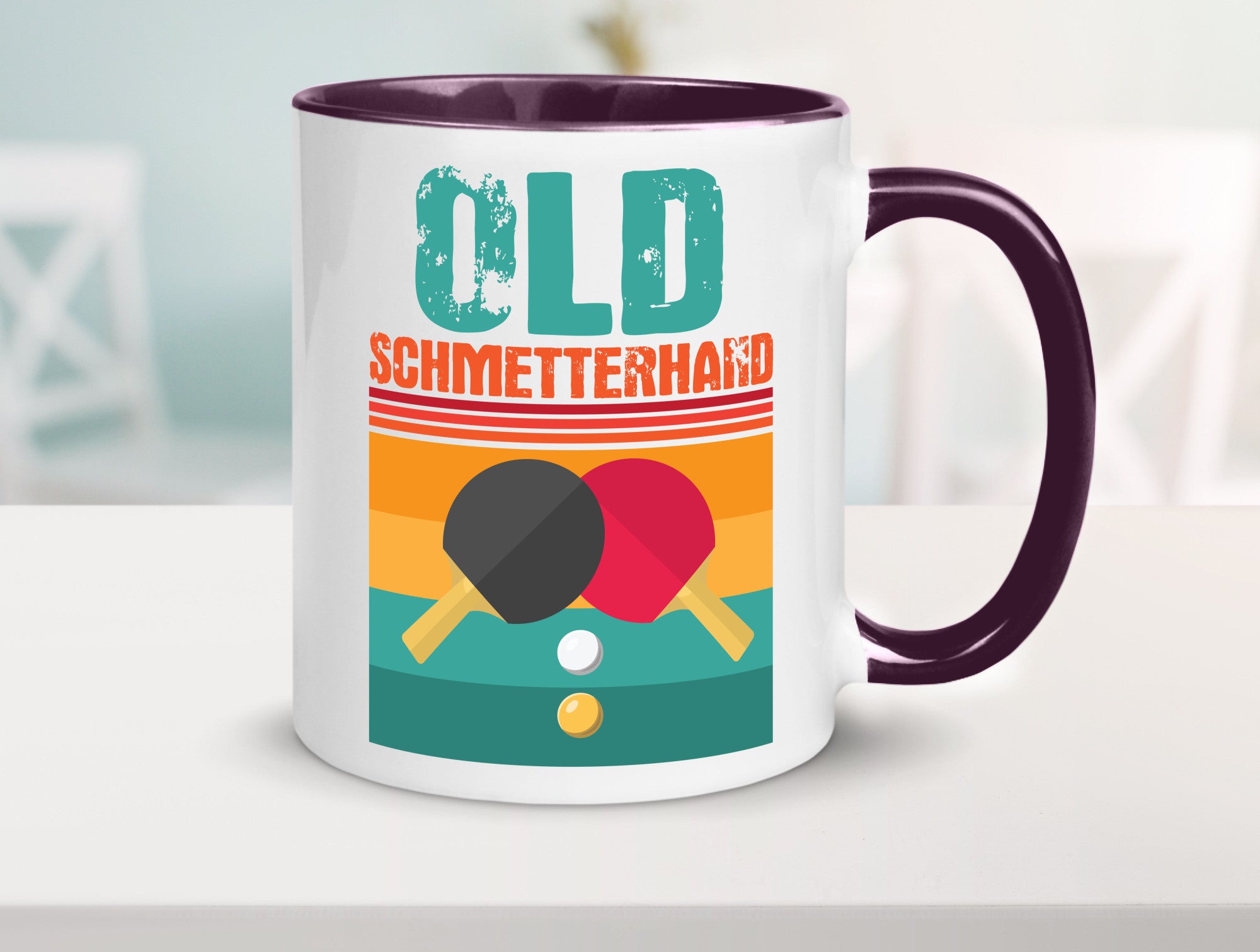 Tischtennis Tasse Humor Geschenkidee