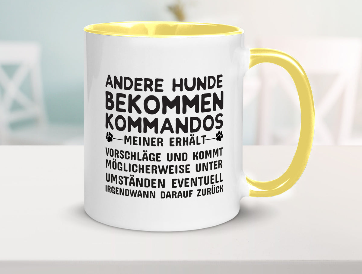 Hunde Training | Hundebesitzer Tasse Hundekommando lustig Tierliebhaber Humor