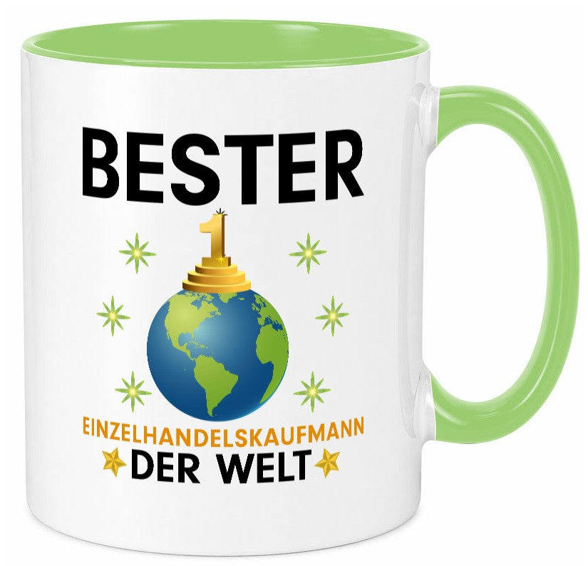 Welt Bester Einzelhandelskaufmann | Einzelhandel Humor Geschenkidee Tasse