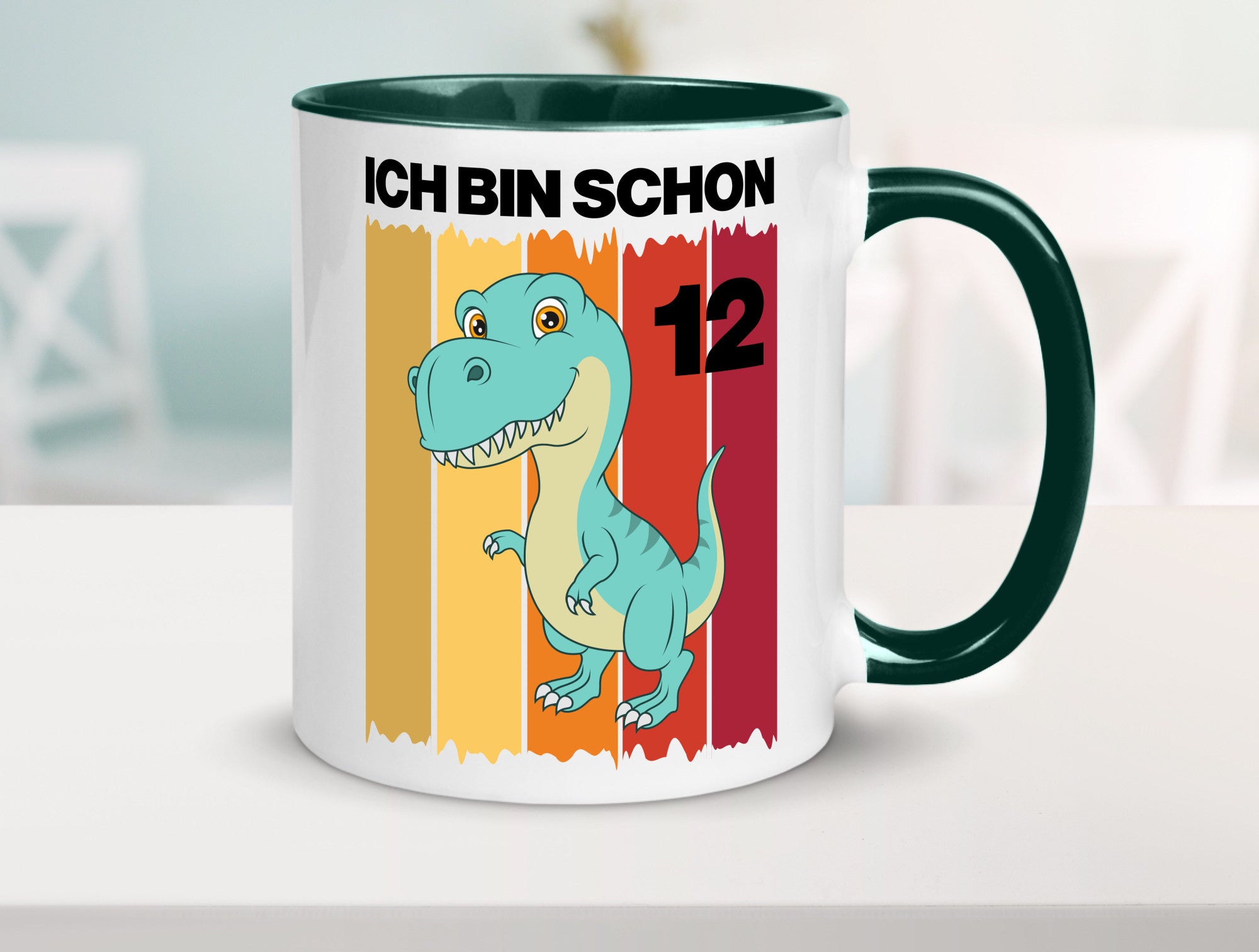 12. Geburtstag | 12 Jahre Dinosaurier lustiger Spruch Geschenk Geschenkidee