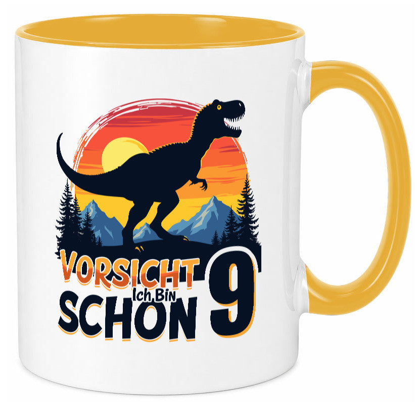 8. Geburtstag | 8 Jahre Dinosaurier v2 Geschenkidee Humor Tasse