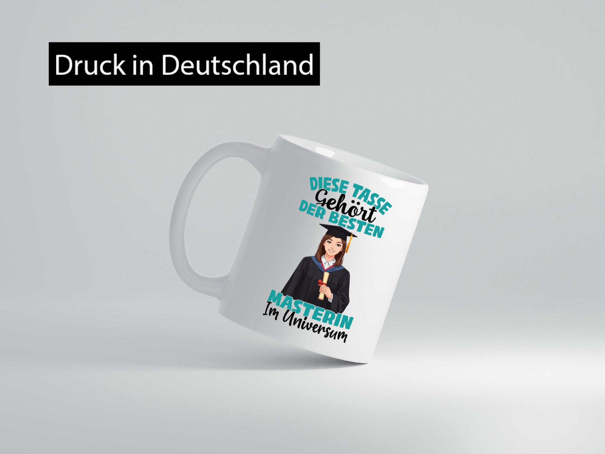 Im Universum: Masterin | Student Uni Studium lustiger Spruch Geschenk Humor