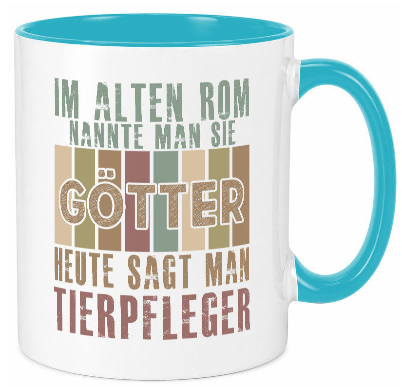 Heute sagt man: Tierpfleger | Pflegeberuf Tierheim lustiger Spruch Geschenk Tasse