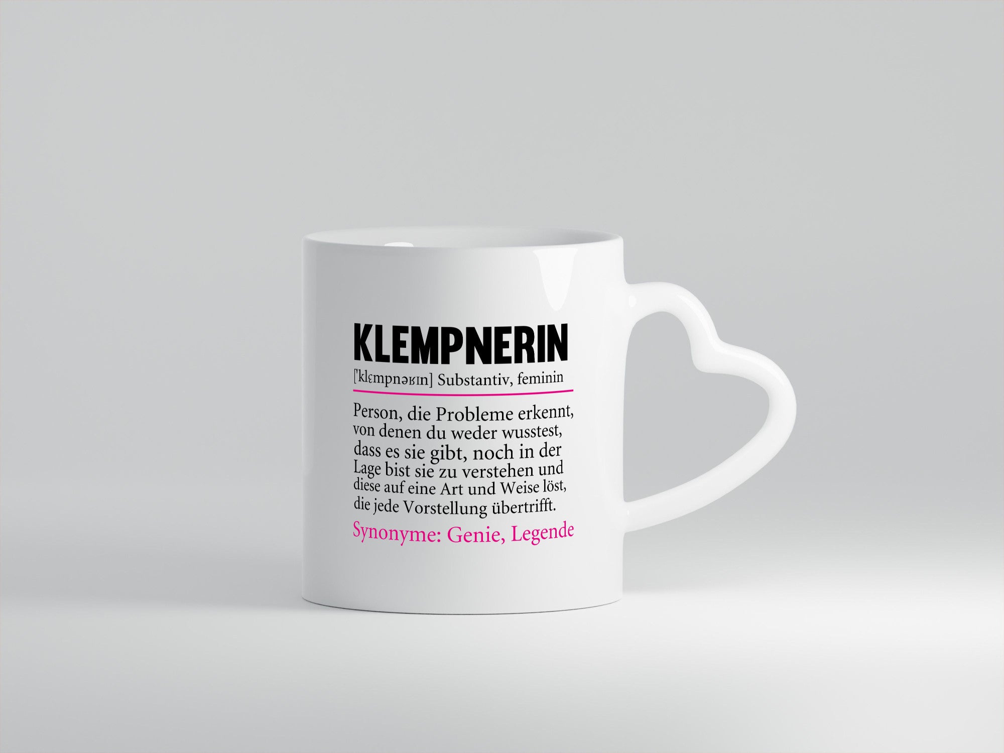 Klempnerin | Spruch lustig Klempnerinnen Beruf Arbeit Kollegen Büro Geschenk