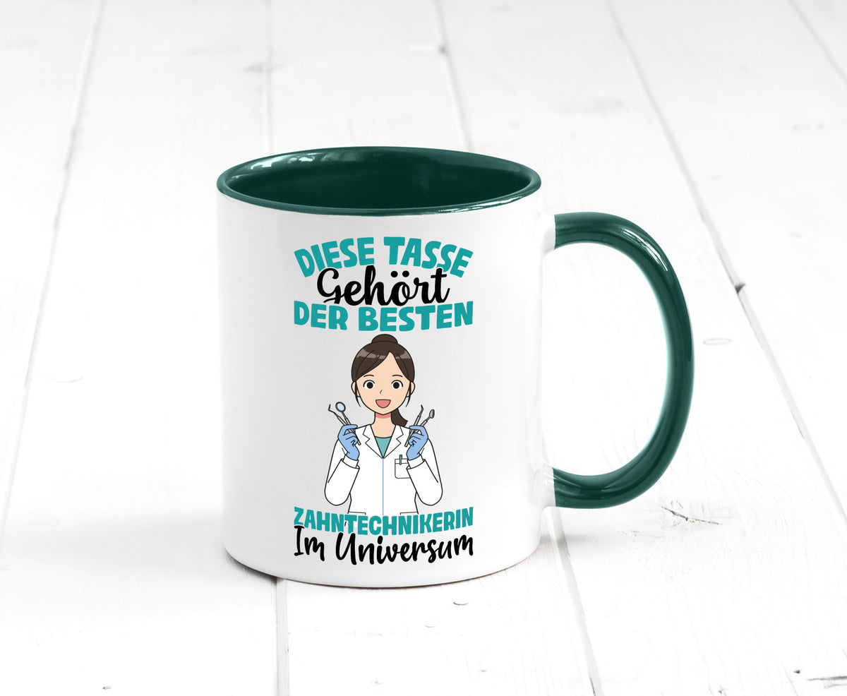 Im Universum: Zahntechnikerin | Zahnmedizin Humor Geschenkidee Tasse