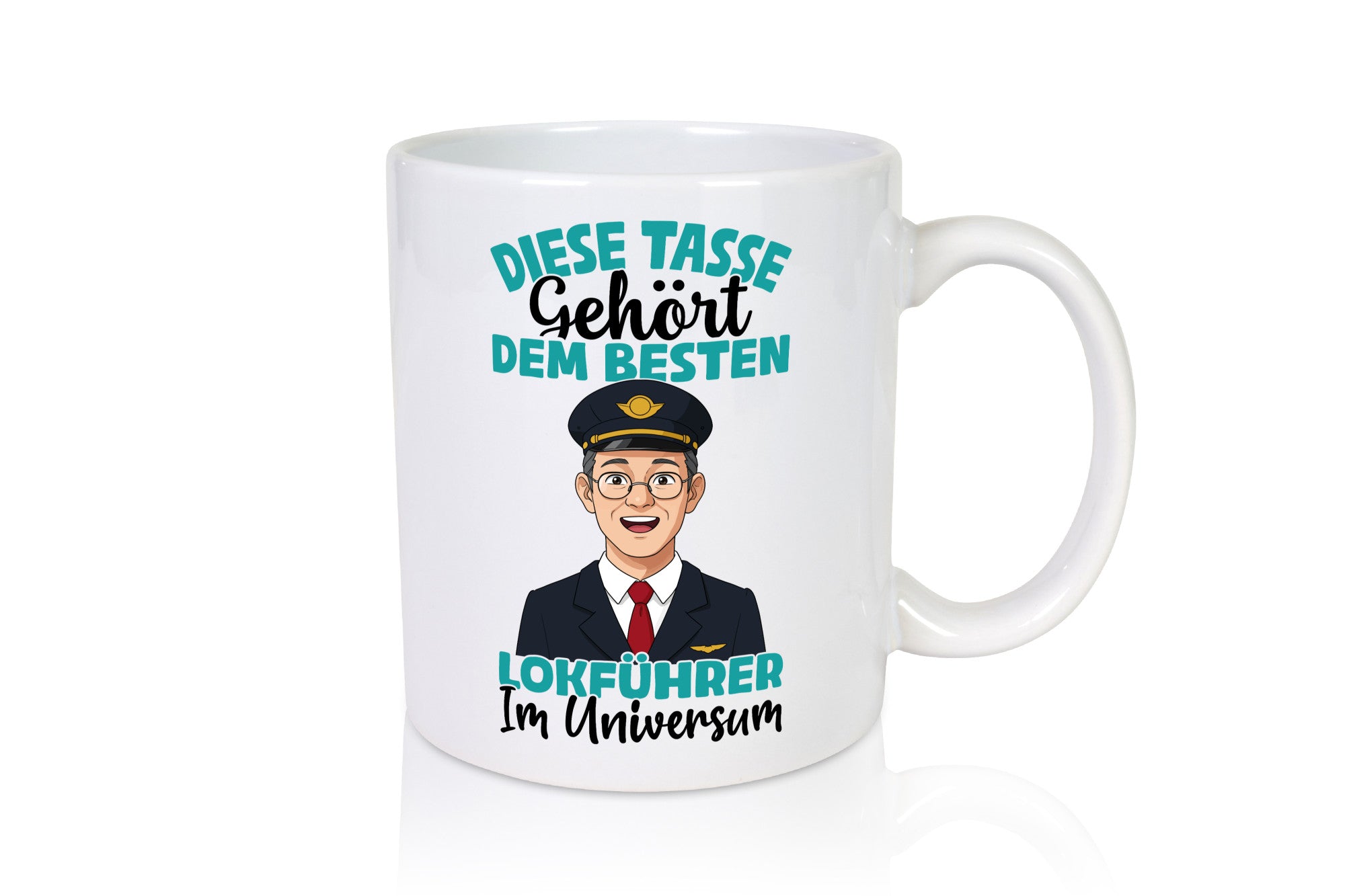 Im Universum: Lokführer | Zug Beruf Geschenk Arbeit Kollegen Büro lustiger