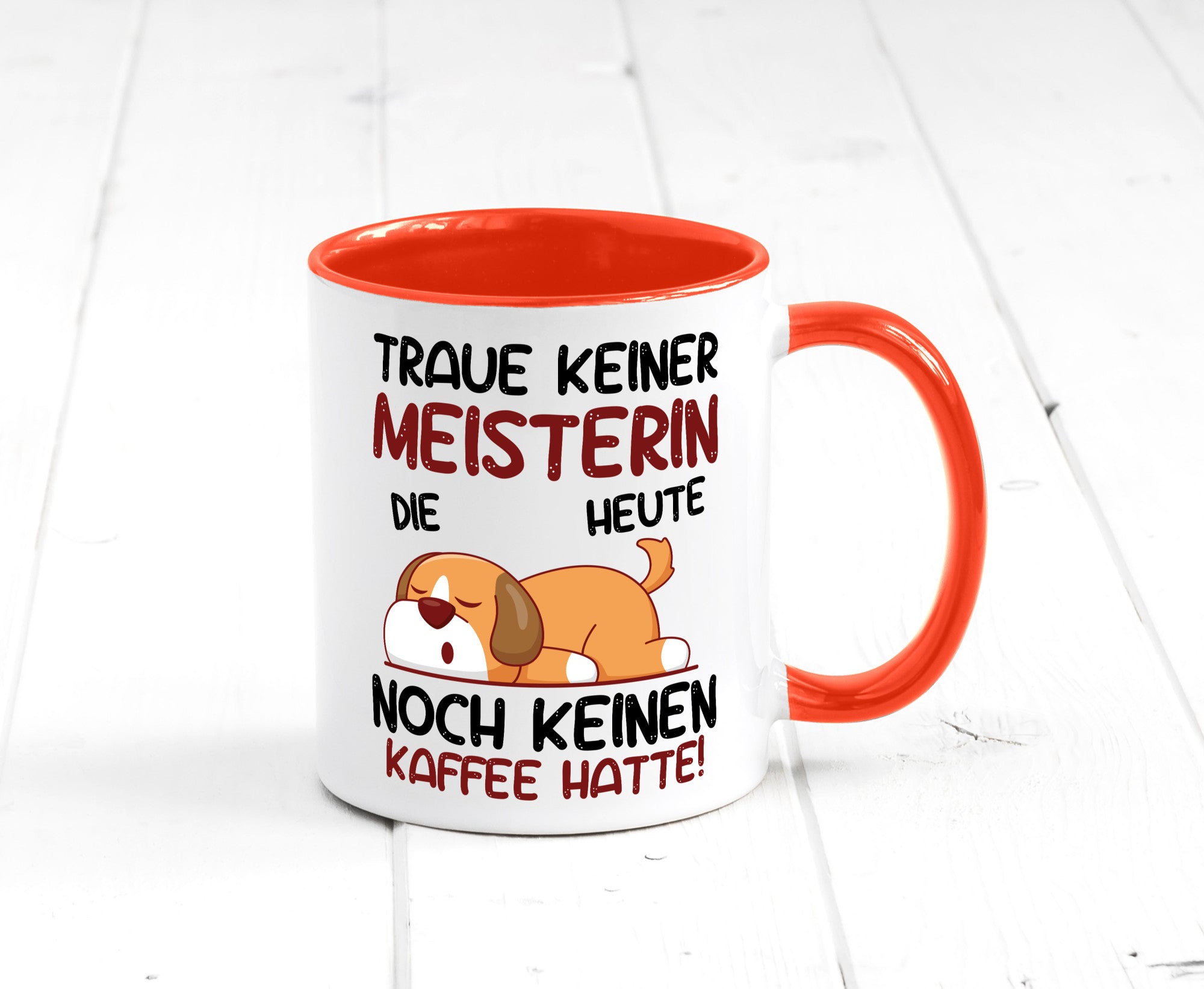 Traue keiner Meisterin | Meisterbrief Geschenkidee Humor Tasse