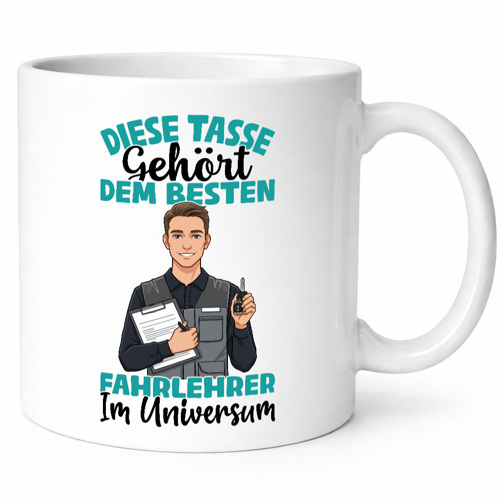 Im Universum: Fahrlehrer | Fahrschule lustig Humor Geschenkidee Geschenk Tasse