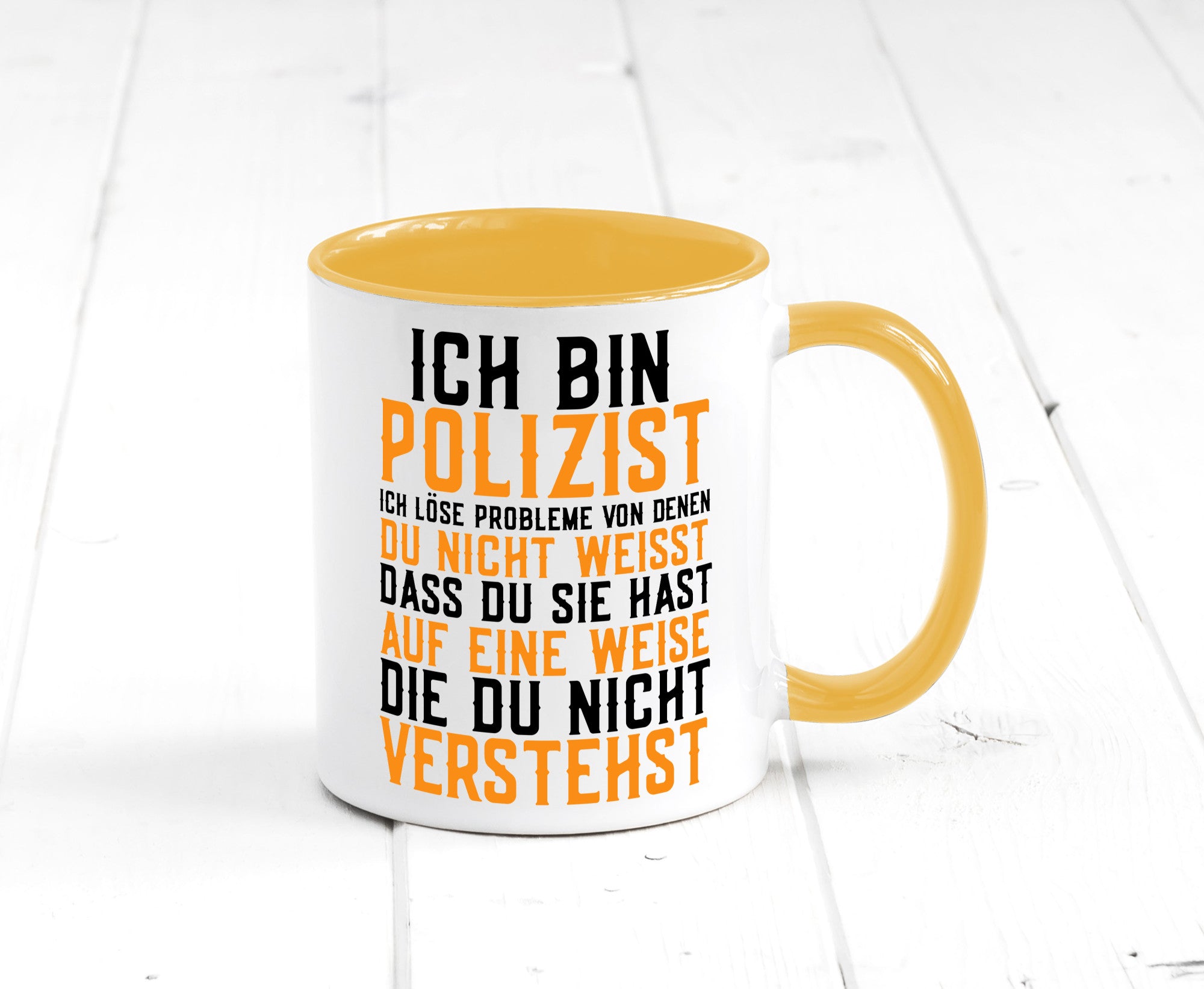 Ich bin Polizist | Polizei Beruf Job lustiger Spruch Geschenk Arbeit Kollegen