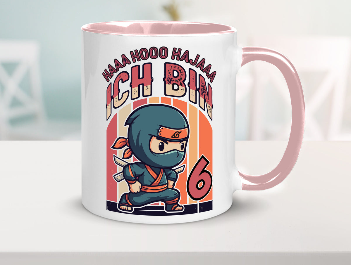 6. Geburtstag | Ninja Junge 6 Jahre Humor Geschenkidee Tasse