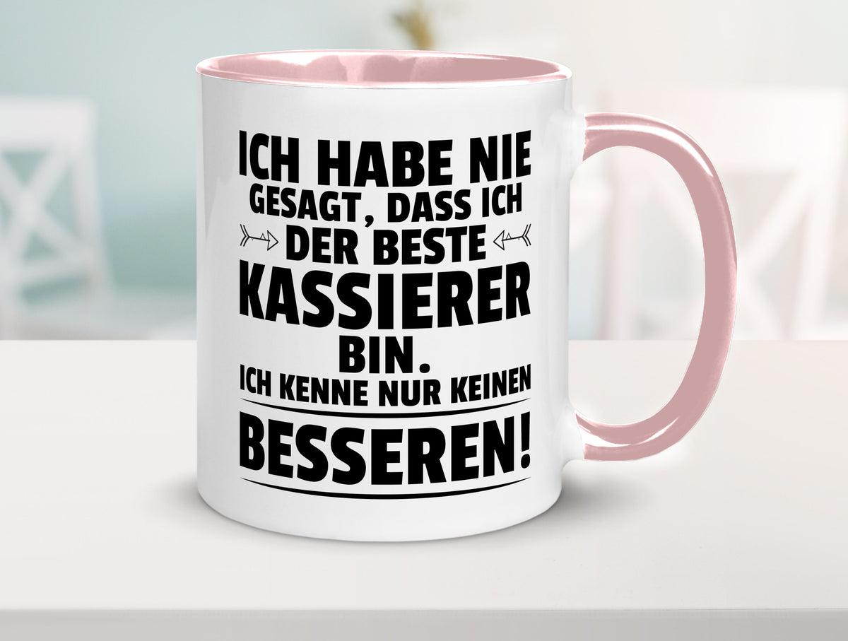 Der Beste Kassierer Geschenk Humor Geschenkidee lustiger Spruch Tasse