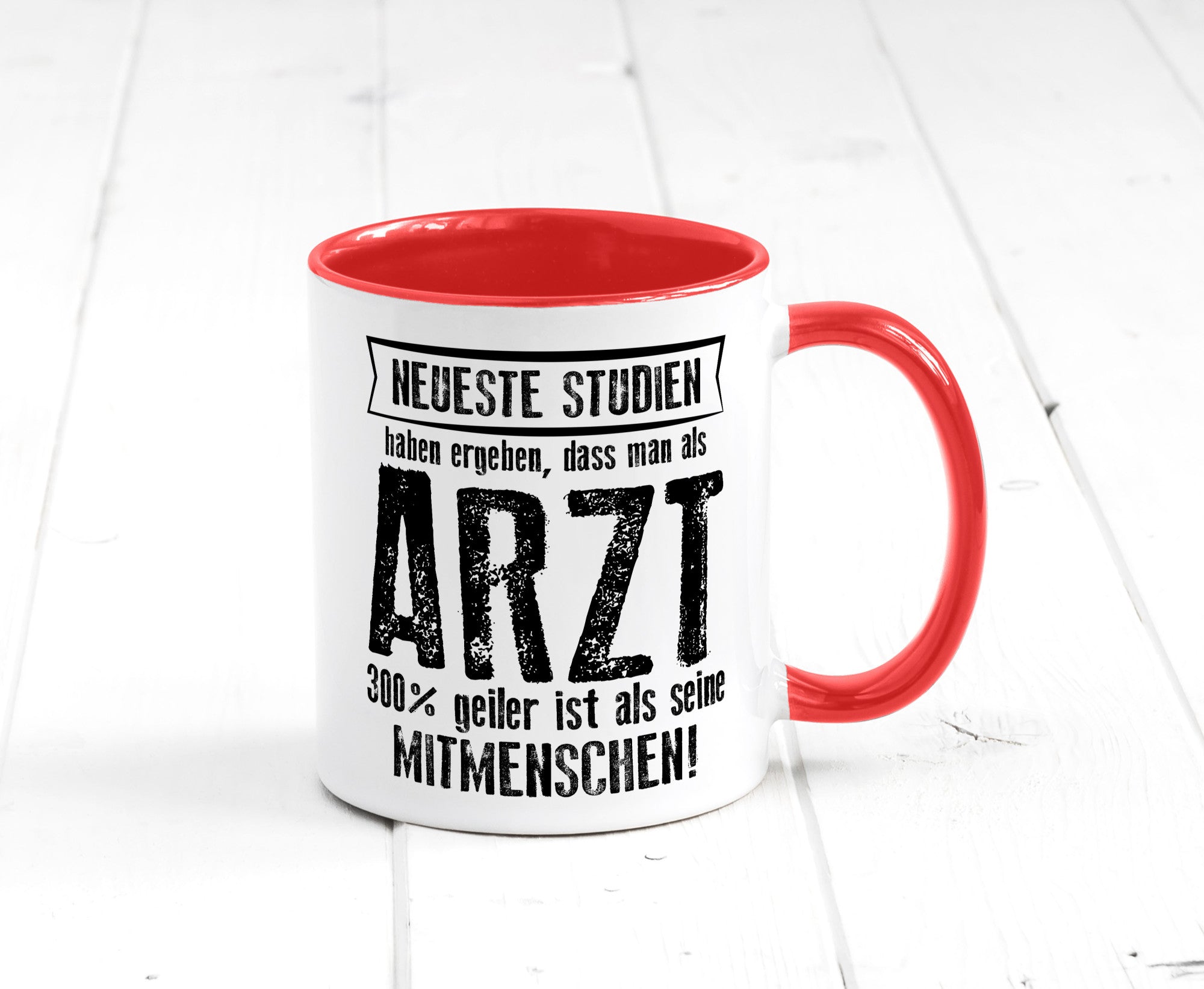 Neuste Studien: Arzt | Medizin Doktor Facharzt Geschenkidee Humor Tasse