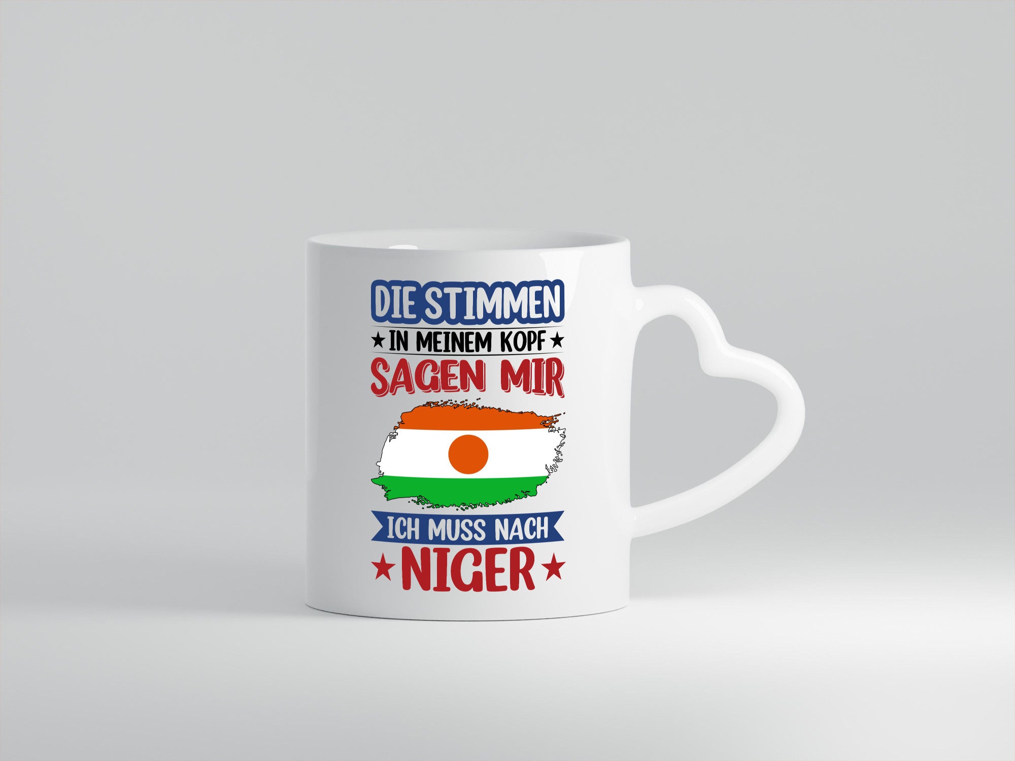 Niger | Urlaub Stimmen in meinem Kopf Traumland Humor Geschenkidee Tasse