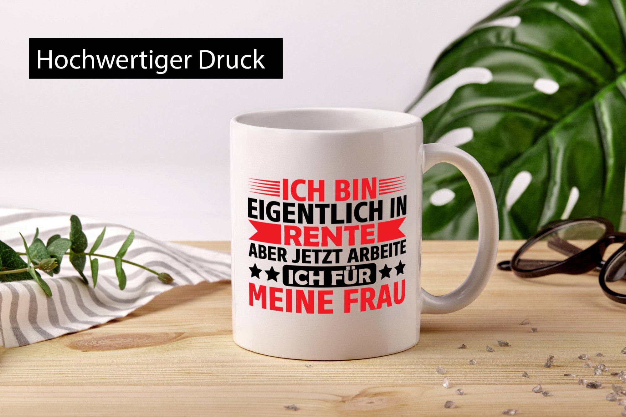 Arbeite für meine Frau | Rentner Ruhestand Pension Humor Jubiläum Geschenkidee