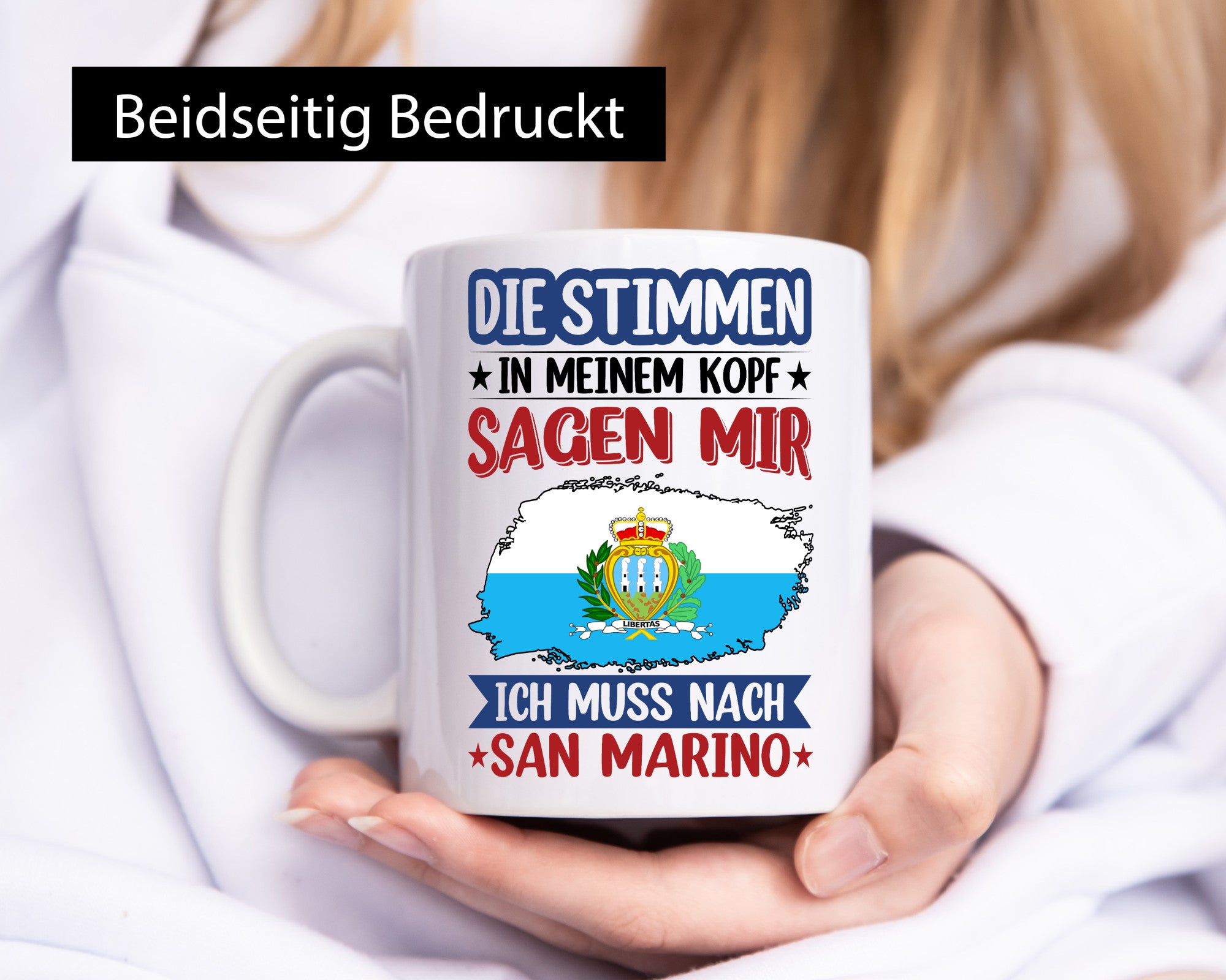 San Marino | Urlaub Stimmen in meinem Kopf Traumland v2 lustiger Spruch
