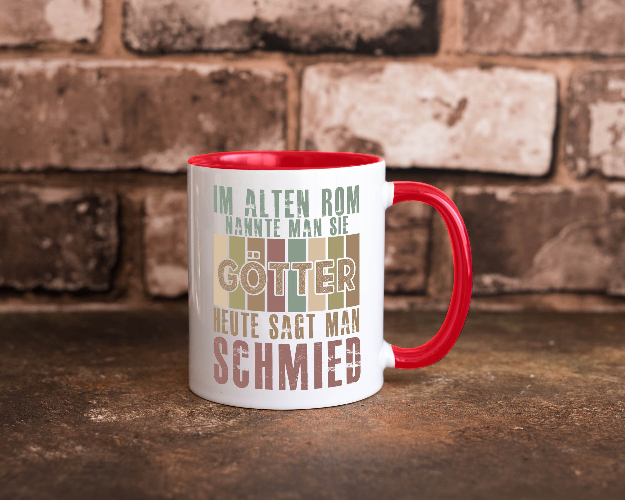 Heute sagt man: Schmied | schmieden lustig Humor Geschenkidee Geschenk Tasse