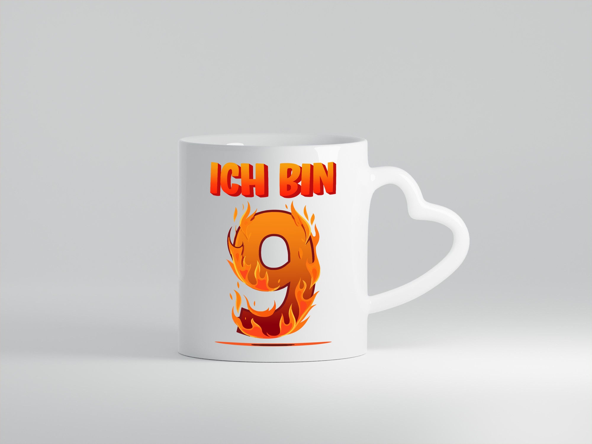 9. Geburtstag | 9 Jahre Drache lustiger Spruch Geschenk Geschenkidee Tasse