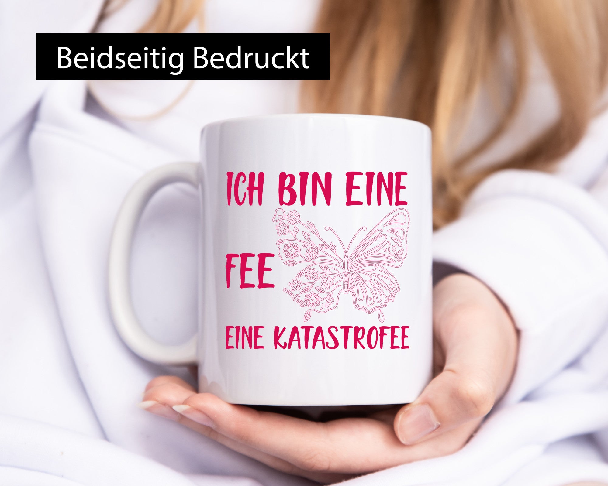 Ich bin eine Fee | Mädchen Tasse lustiges Statement Geschenk Humor Geschenkidee
