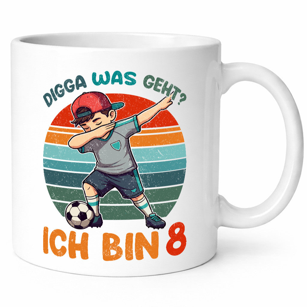 8. Geburtstag | 8 Jahre digga ich bin Dabbing Geschenkidee Humor Tasse