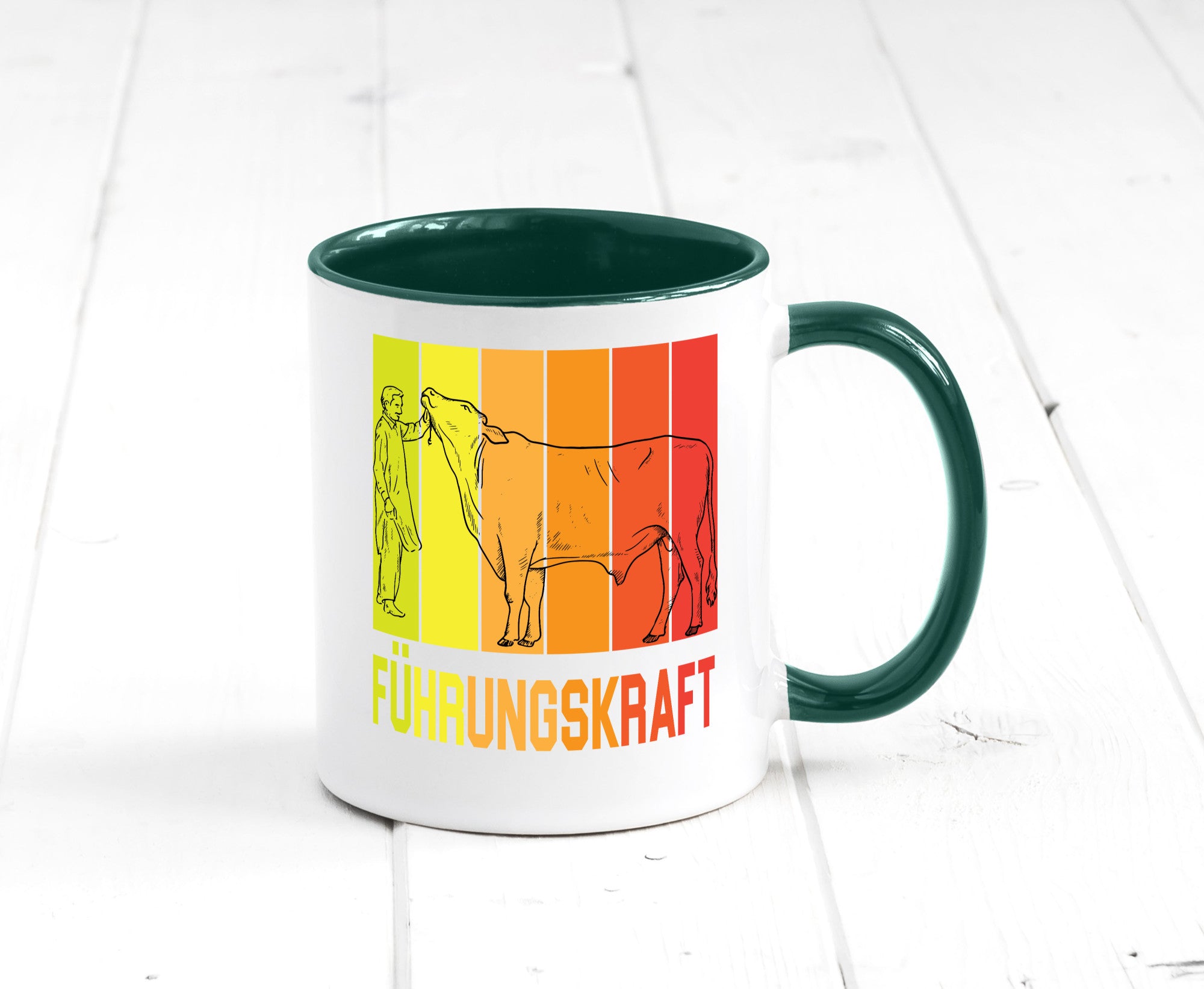 Führungskraft | Farmer Bauernhof lustig Humor Geschenkidee Geschenk Tasse