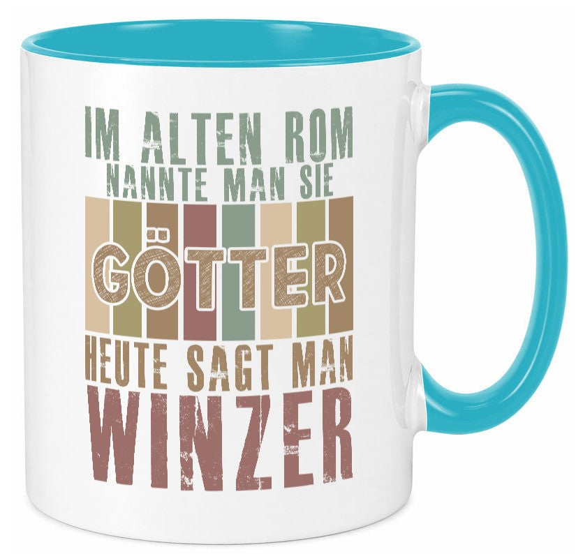 Heute sagt man: Winzer | Weinbauer Wein lustiger Spruch Geschenk Humor Tasse