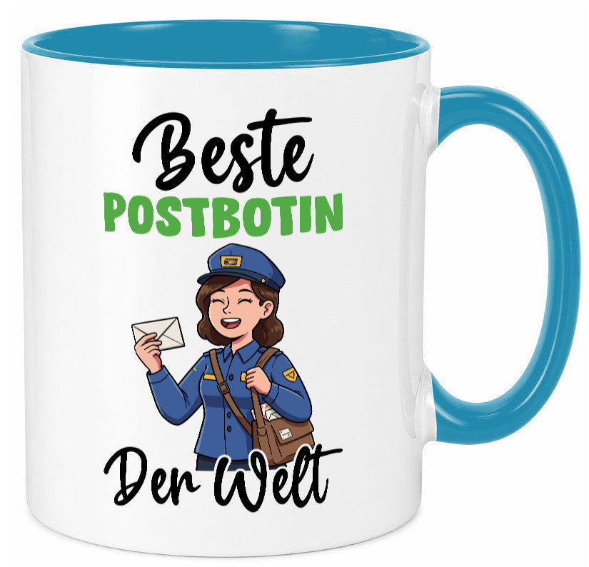 Beste Postbotin | Beruf Post Briefträger v2 lustig Arbeit Kollegen Büro