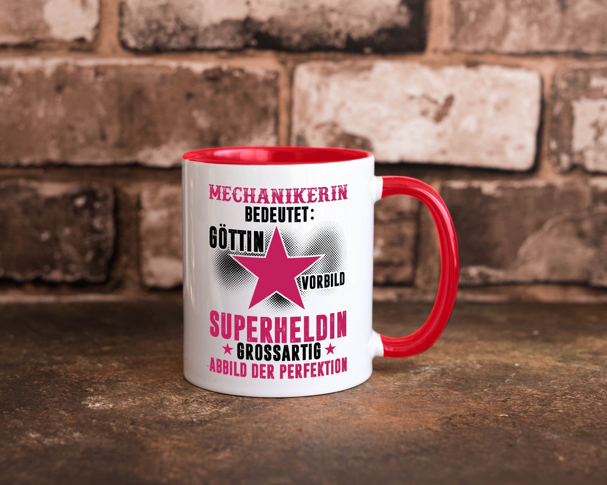 Bedeutung von Mechanikerin | KFZ Geschenkidee Humor Tasse