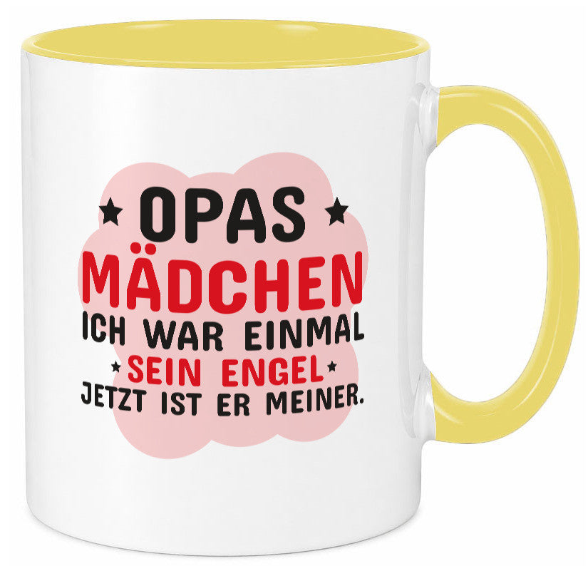 Opas Mädchen | Trauer Tasse Abschied Enkelin lustig Familie Geschenkidee