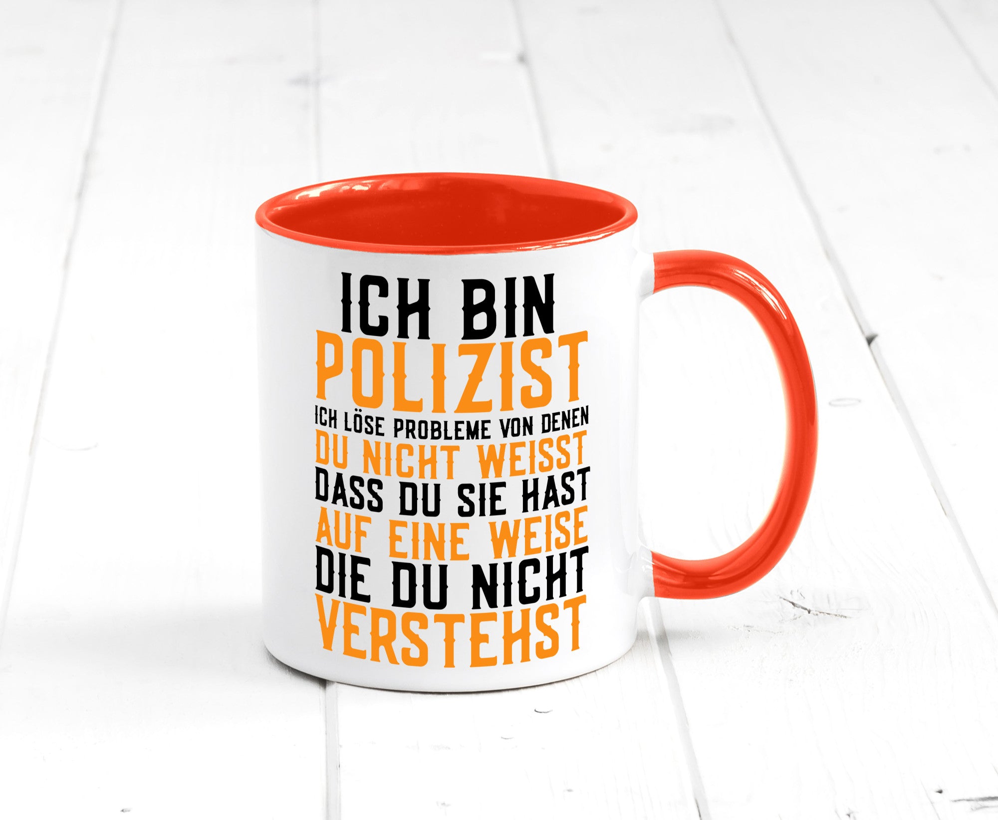 Ich bin Polizist | Polizei Beruf Job lustiger Spruch Geschenk Arbeit Kollegen