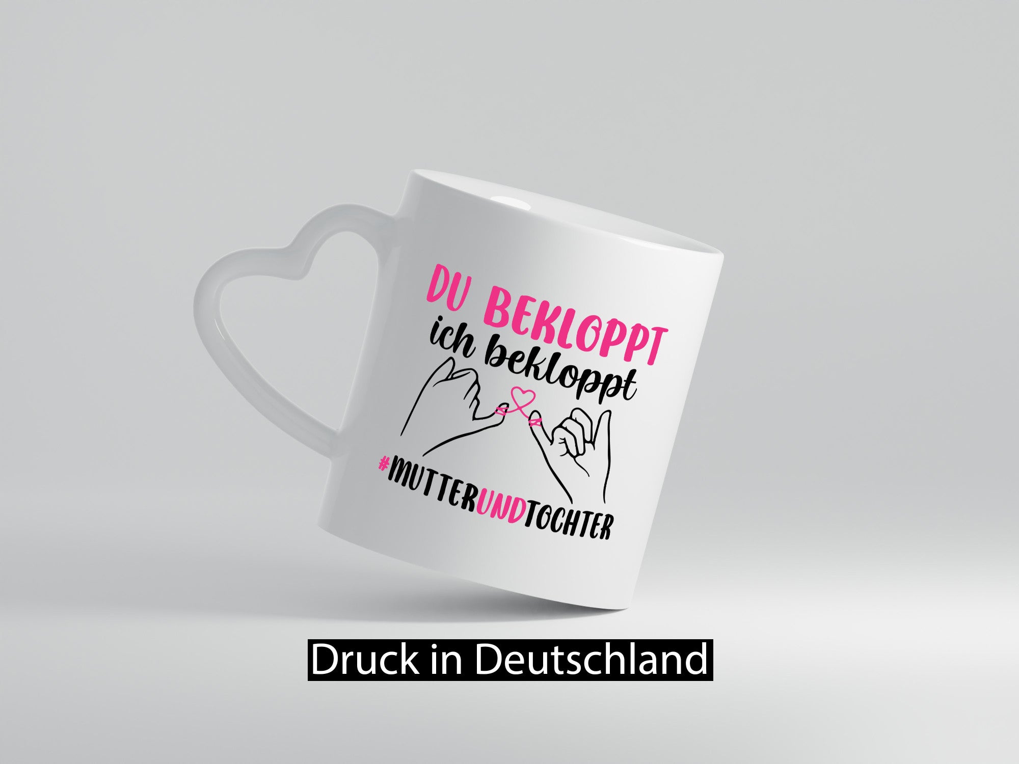 Wir sind bekloppt | mutter und Tocher Muttertag Humor Familie Geschenkidee Tasse