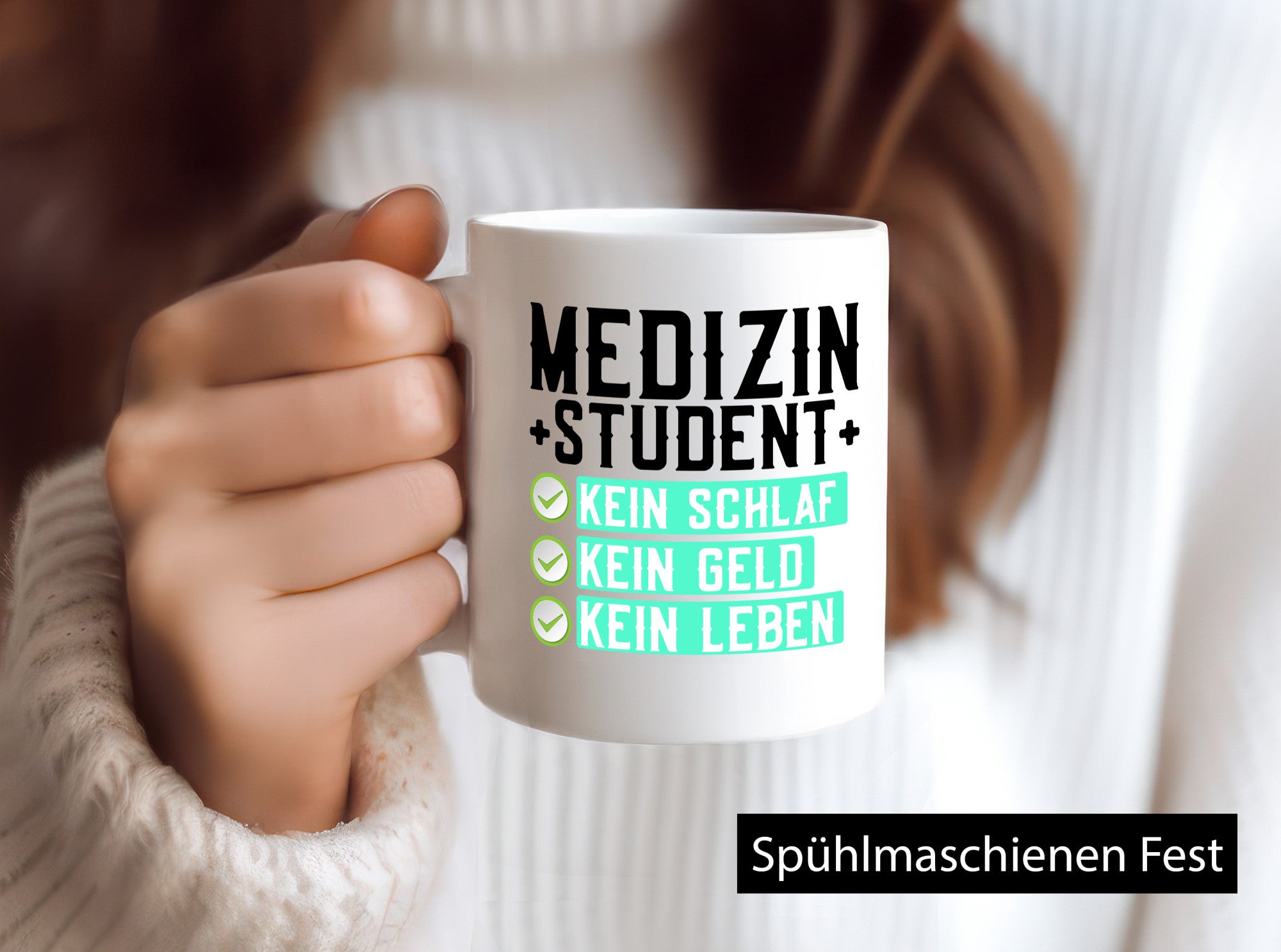 Medizinstudent | kein Schlaf Geld Leben Uni lustiger Spruch Geschenk Humor