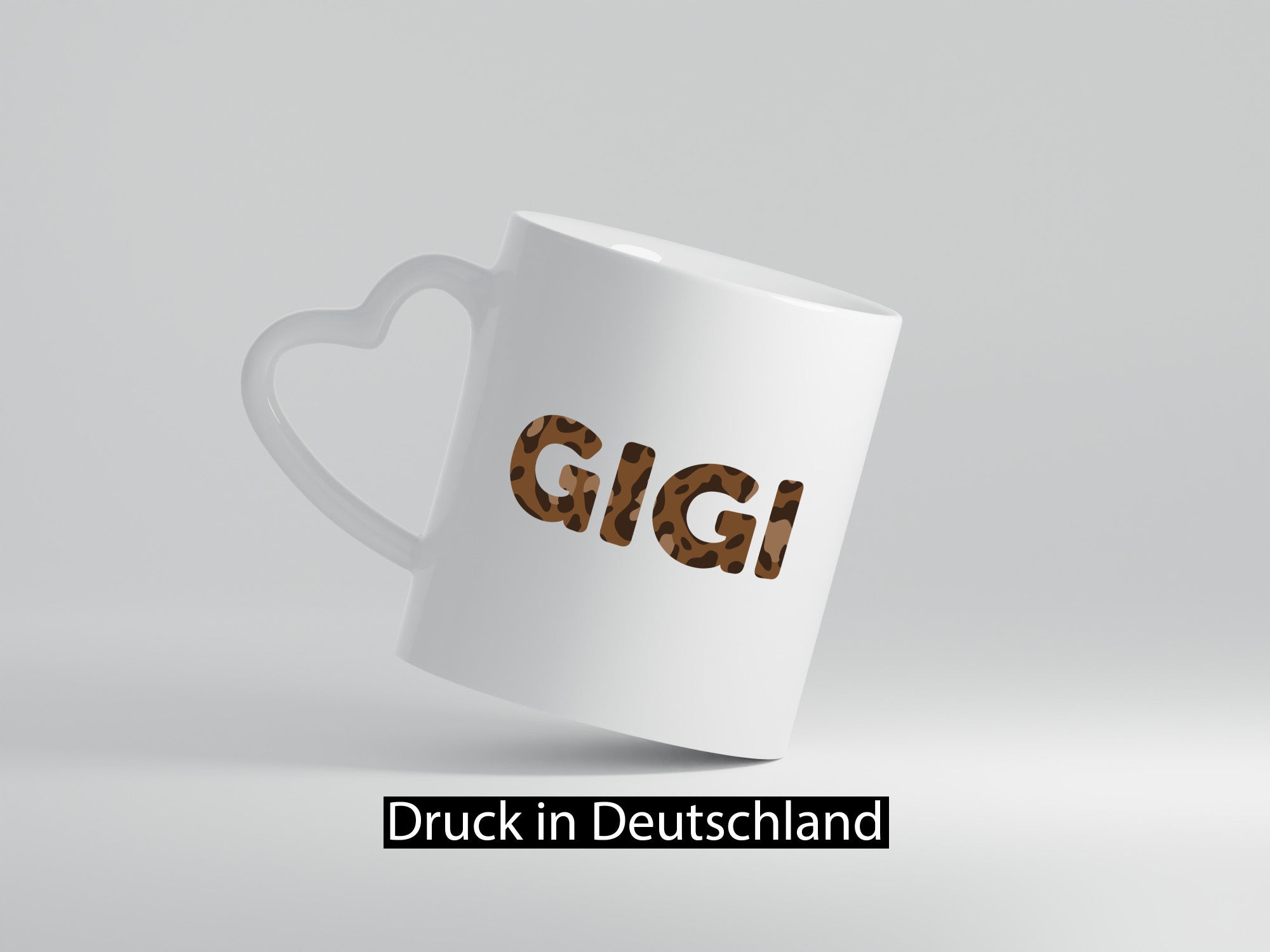 Gigi | Leopardenlook Buchstaben lustiger Spruch Geschenk Familie Geschenkidee