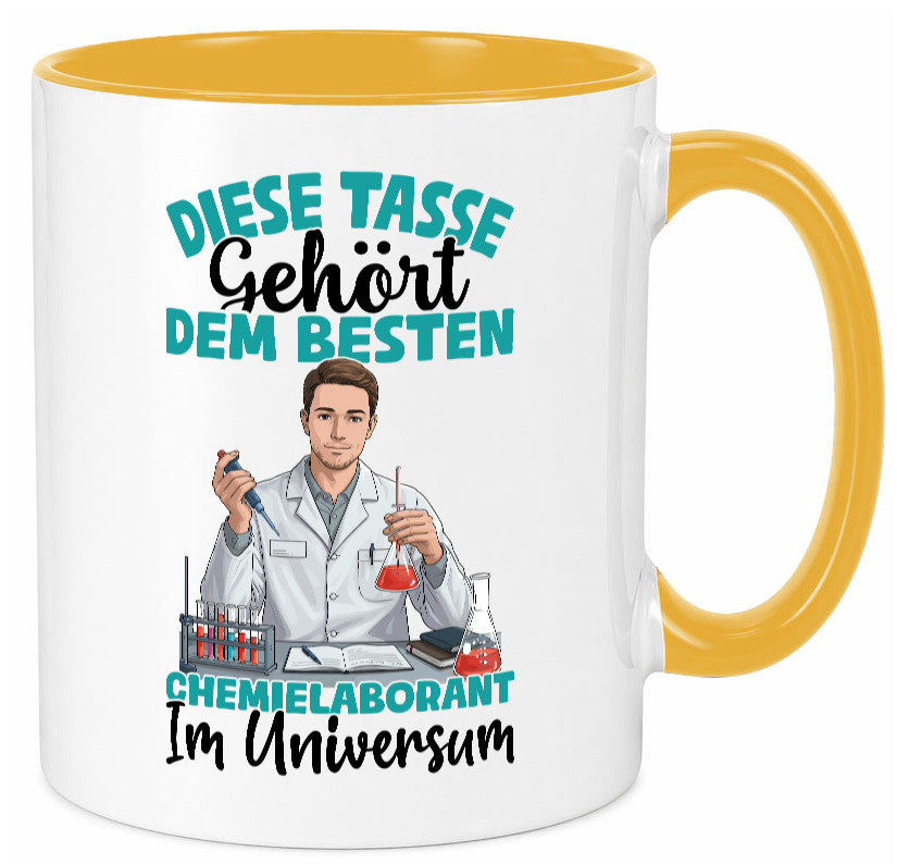 Im Universum: Chemielaborant | Laborant Chemie Humor Geschenkidee Tasse
